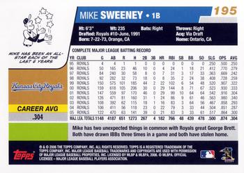 2006 Topps #195 Mike Sweeney Back