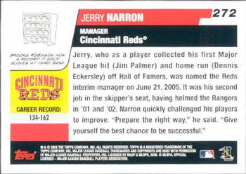 2006 Topps #272 Jerry Narron Back