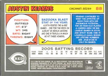 2006 Bazooka #88 Austin Kearns Back
