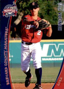 2012 Grandstand Brevard County Manatees #NNO Shea Vucinich Front
