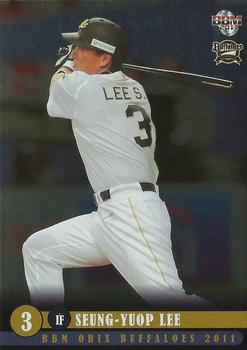 2011 BBM Orix Buffaloes - Parallel #Bs45 Seung-Yuop Lee Front
