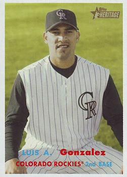 2006 Topps Heritage #299 Luis A. Gonzalez Front