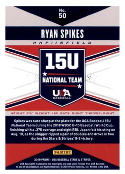 2019 Panini USA Baseball Stars & Stripes #50 Ryan Spikes Back