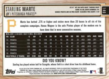 2019 Topps Big League #140 Starling Marte Back