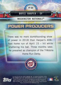 2018 Bowman's Best - Power Producers #PP-BH Bryce Harper Back