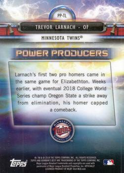2018 Bowman's Best - Power Producers #PP-TL Trevor Larnach Back