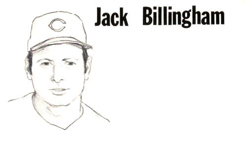 1975 Clarence Mengler Baseball's Best 3x5 (unlicensed) #NNO Jack Billingham Front