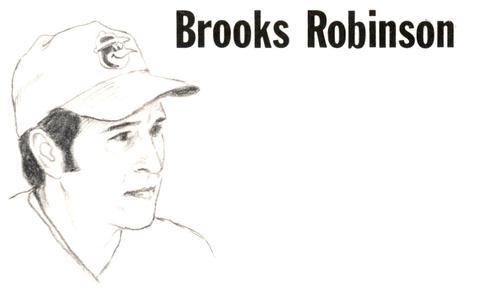 1975 Clarence Mengler Baseball's Best 3x5 (unlicensed) #NNO Brooks Robinson Front