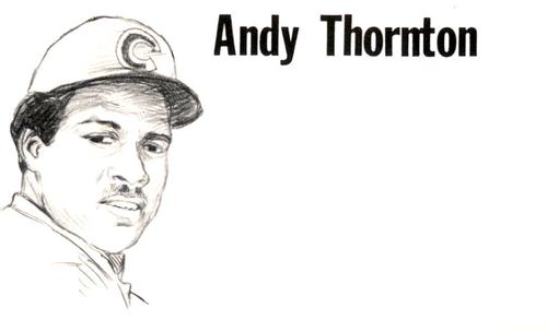 1975 Clarence Mengler Baseball's Best 3x5 (unlicensed) #NNO Andre Thornton Front