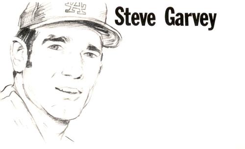 1975 Clarence Mengler Baseball's Best 3x5 (unlicensed) #NNO Steve Garvey Front