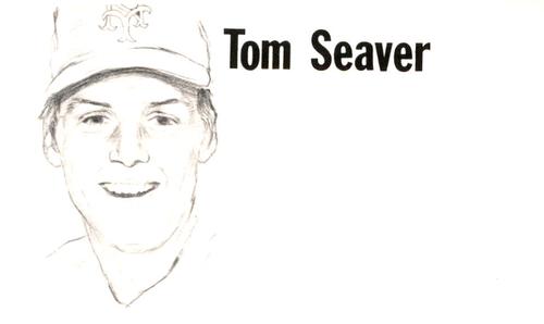 1975 Clarence Mengler Baseball's Best 3x5 (unlicensed) #NNO Tom Seaver Front