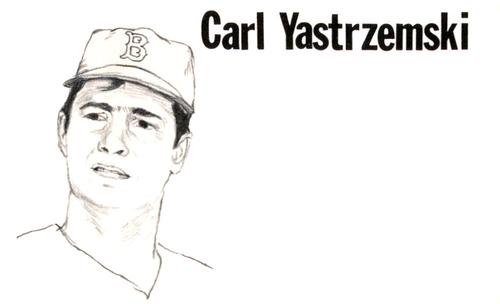 1975 Clarence Mengler Baseball's Best 3x5 (unlicensed) #NNO Carl Yastrzemski Front