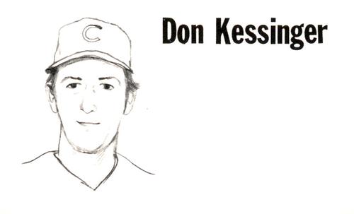 1975 Clarence Mengler Baseball's Best 3x5 (unlicensed) #NNO Don Kessinger Front