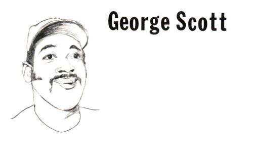 1975 Clarence Mengler Baseball's Best 3x5 (unlicensed) #NNO George Scott Front