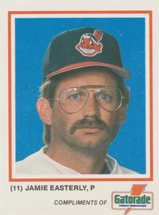 1987 Gatorade Cleveland Indians SGA #NNO Jamie Easterly Front