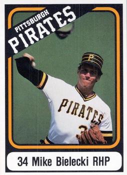 1985 Coca-Cola Pittsburgh Pirates #NNO Mike Bielecki Front