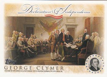 2006 Topps - Signers of the Declaration of Independence #NNO George Clymer Front