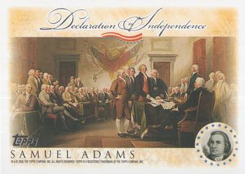 2006 Topps - Signers of the Declaration of Independence #NNO Samuel Adams Front