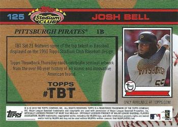 2019 Topps Throwback Thursday #125 Josh Bell Back