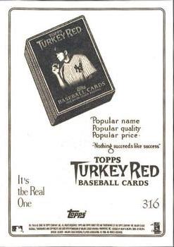 2006 Topps Turkey Red #316 Alex Rodriguez Back