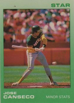 1988 Star Platinum #72 Jose Canseco Front