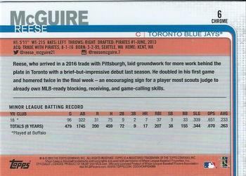 2019 Topps Chrome #6 Reese McGuire Back