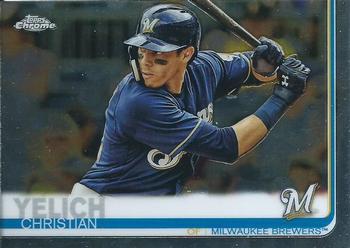 2019 Topps Chrome #16 Christian Yelich Front