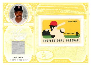 2005 Leaf Century - Stamps Material Pro Ball #S-50 Jim Rice Front