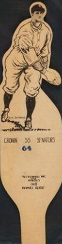 1934 Al Demaree Die Cuts (R304) #64 Joe Cronin Front