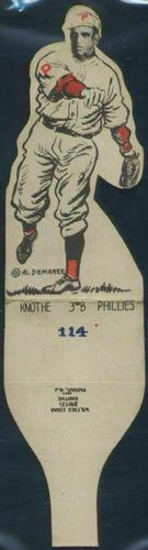 1934 Al Demaree Die Cuts (R304) #114 Fritz Knothe Front