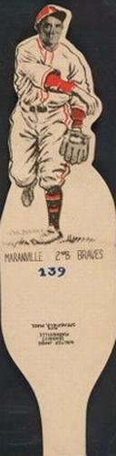 1934 Al Demaree Die Cuts (R304) #139 Rabbit Maranville Front