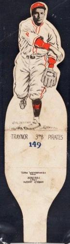 1934 Al Demaree Die Cuts (R304) #149 Pie Traynor Front