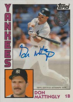 2019 Topps - 1984 Topps Baseball 35th Anniversary Autographs #84A-DMA Don Mattingly Front