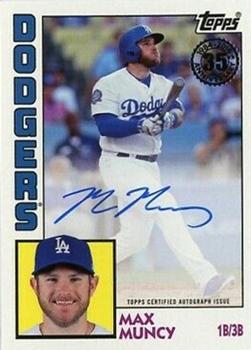 2019 Topps - 1984 Topps Baseball 35th Anniversary Autographs #84A-MMU Max Muncy Front