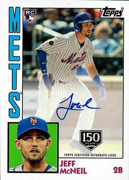 2019 Topps - 1984 Topps Baseball 35th Anniversary Autographs 150th Anniversary #84A-JMC Jeff McNeil Front