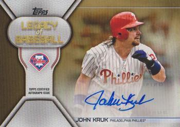 2019 Topps - Legacy of Baseball Autographs Gold #LBA-JK John Kruk Front