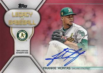 2019 Topps - Legacy of Baseball Autographs Red #LBA-FM Frankie Montas Front