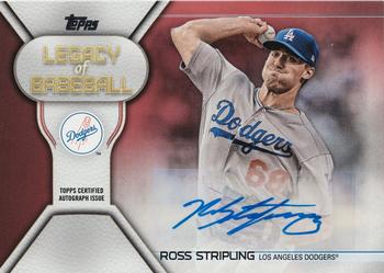 2019 Topps - Legacy of Baseball Autographs Red #LBA-RS Ross Stripling Front