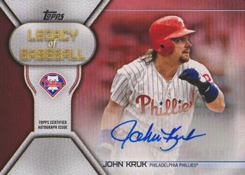 2019 Topps - Legacy of Baseball Autographs Red #LBA-JK John Kruk Front
