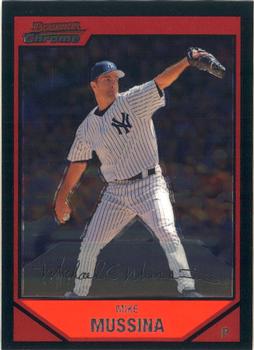 2007 Bowman Chrome #109 Mike Mussina Front