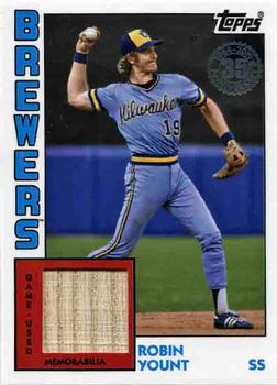 2019 Topps - 1984 Topps Baseball 35th Anniversary Relics #84R-RY Robin Yount Front