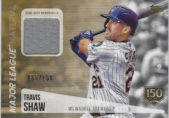 2019 Topps - Major League Material Relics 150th Anniversary #MLM-TS Travis Shaw Front