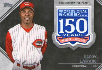 2019 Topps - 150th Anniversary Commemorative Patches (Series One) #AMP-BL Barry Larkin Front
