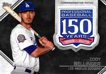 2019 Topps - 150th Anniversary Commemorative Patches (Series One) #AMP-CB Cody Bellinger Front