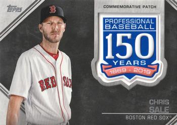 2019 Topps - 150th Anniversary Commemorative Patches (Series One) #AMP-CSA Chris Sale Front