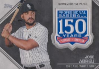 2019 Topps - 150th Anniversary Commemorative Patches (Series One) #AMP-JA Jose Abreu Front