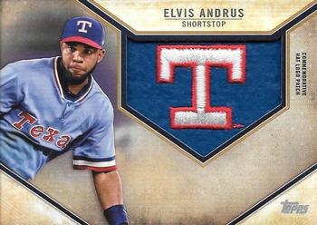 2019 Topps - Retro Hat Manufactured Logo Patches #RHLP-EA Elvis Andrus Front