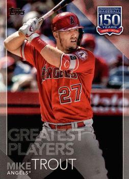 2019 Topps - 150 Years of Professional Baseball #150-75 Mike Trout Front