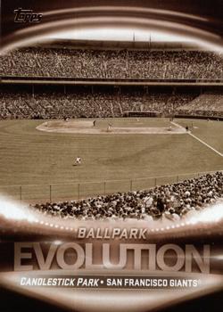 2019 Topps - Evolution Of #EO-14 Candlestick Park / AT&T Park Front