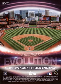 2019 Topps - Evolution Of #EO-17 Sportsman's Park / Busch Stadium Back